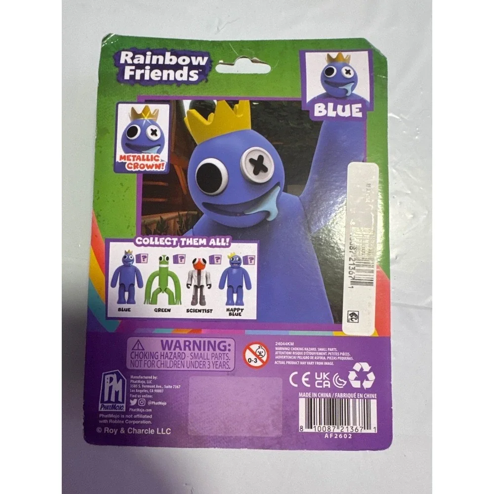 Rainbow Friends Blue Action‎ Figure Metallic Crown Mystery Accessory